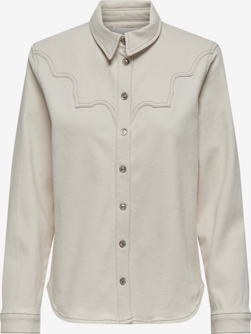 ONLY Bluse 'Abby' in Beige: predná strana