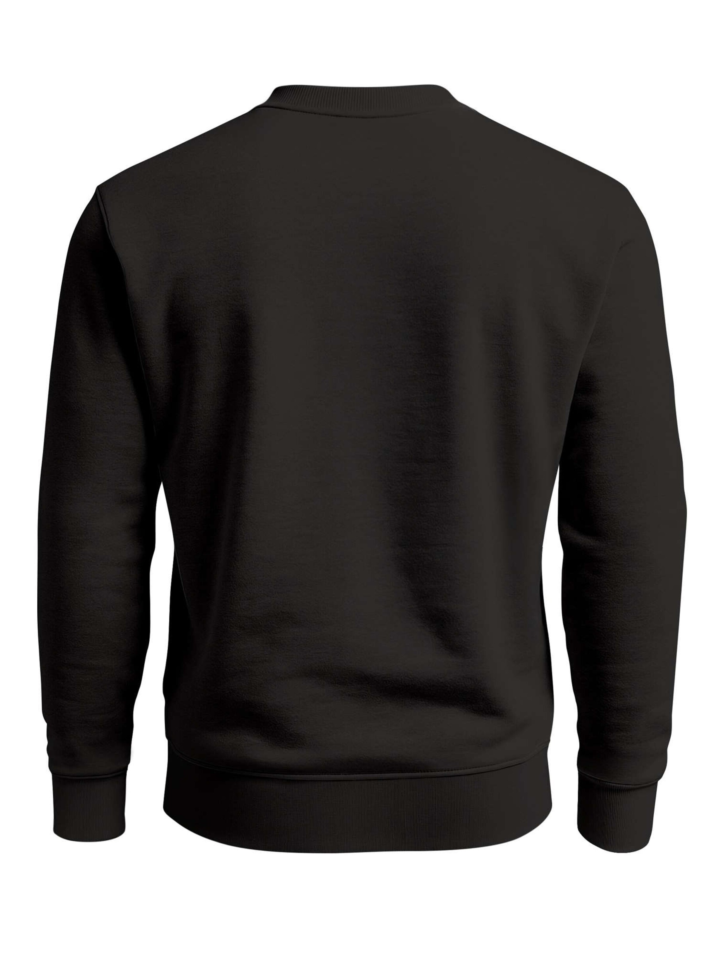 Neverless Sweatshirt 'Kompass' in Black