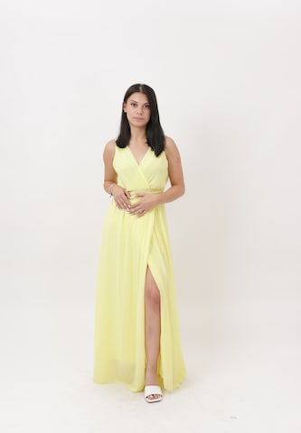 Elara Kleid in Gelb: Vorderseite