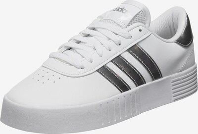 ADIDAS PERFORMANCE Baskets basses 'Court Bold' en argent / blanc, Vue avec produit