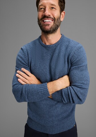 Man's World Pullover in Blau: Vorderseite