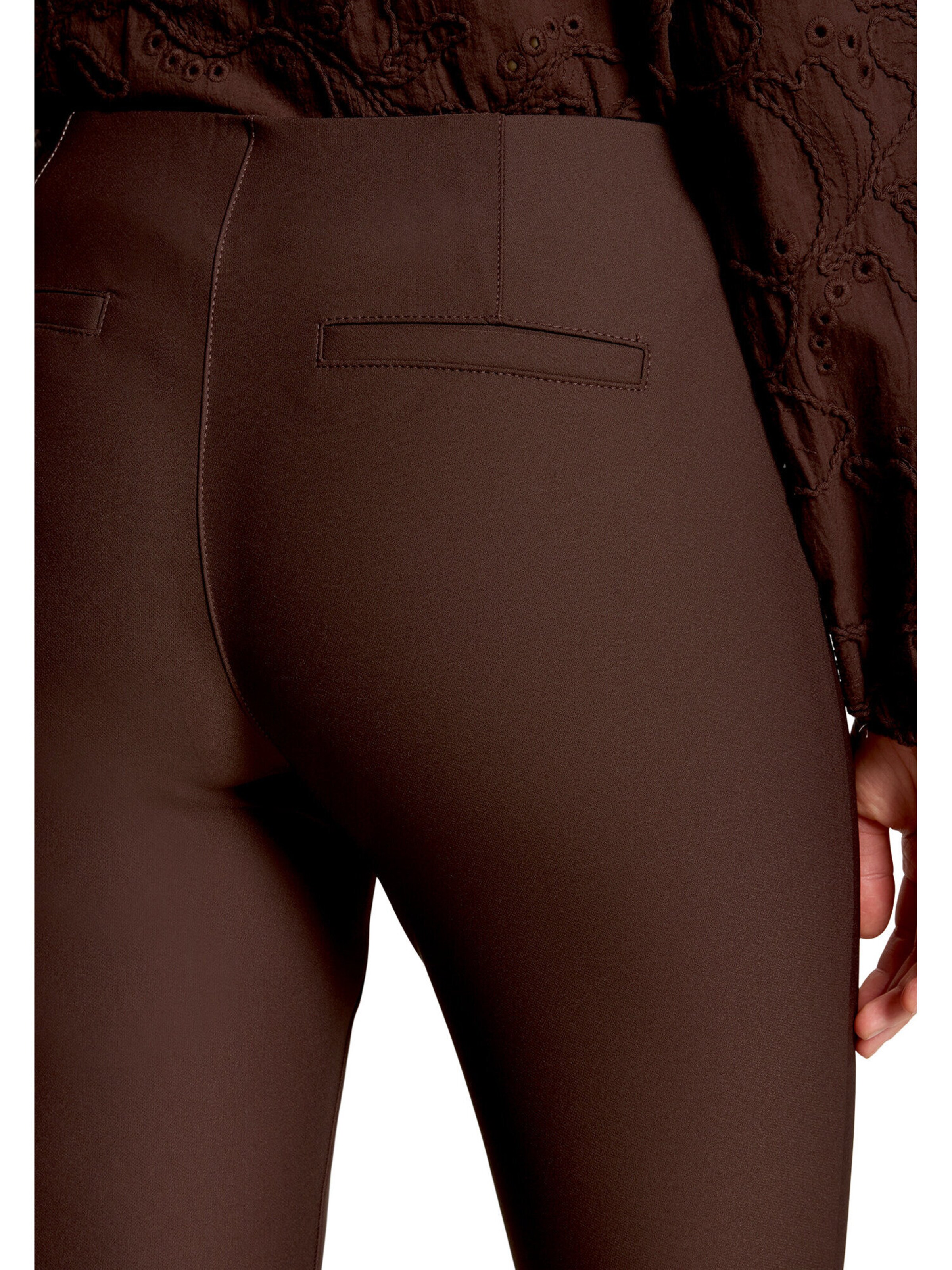 Coupe slim Pantalon Betty Barclay en marron