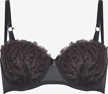 Balconnet Soutien-gorge LingaDore en marron : devant