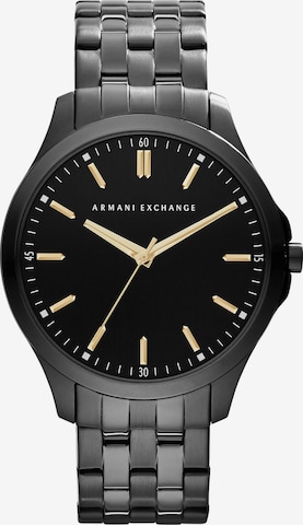 ARMANI EXCHANGE Analogové hodinky – černá: přední strana