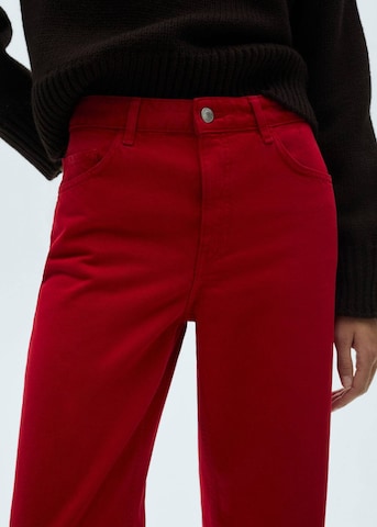 MANGO Regular Jeans 'Leo' in Red