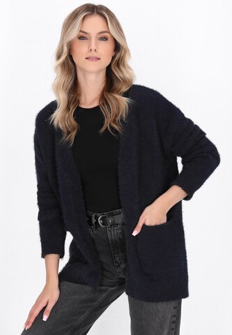 Cardigan 'Vintage' DreiMaster Vintage en bleu : devant