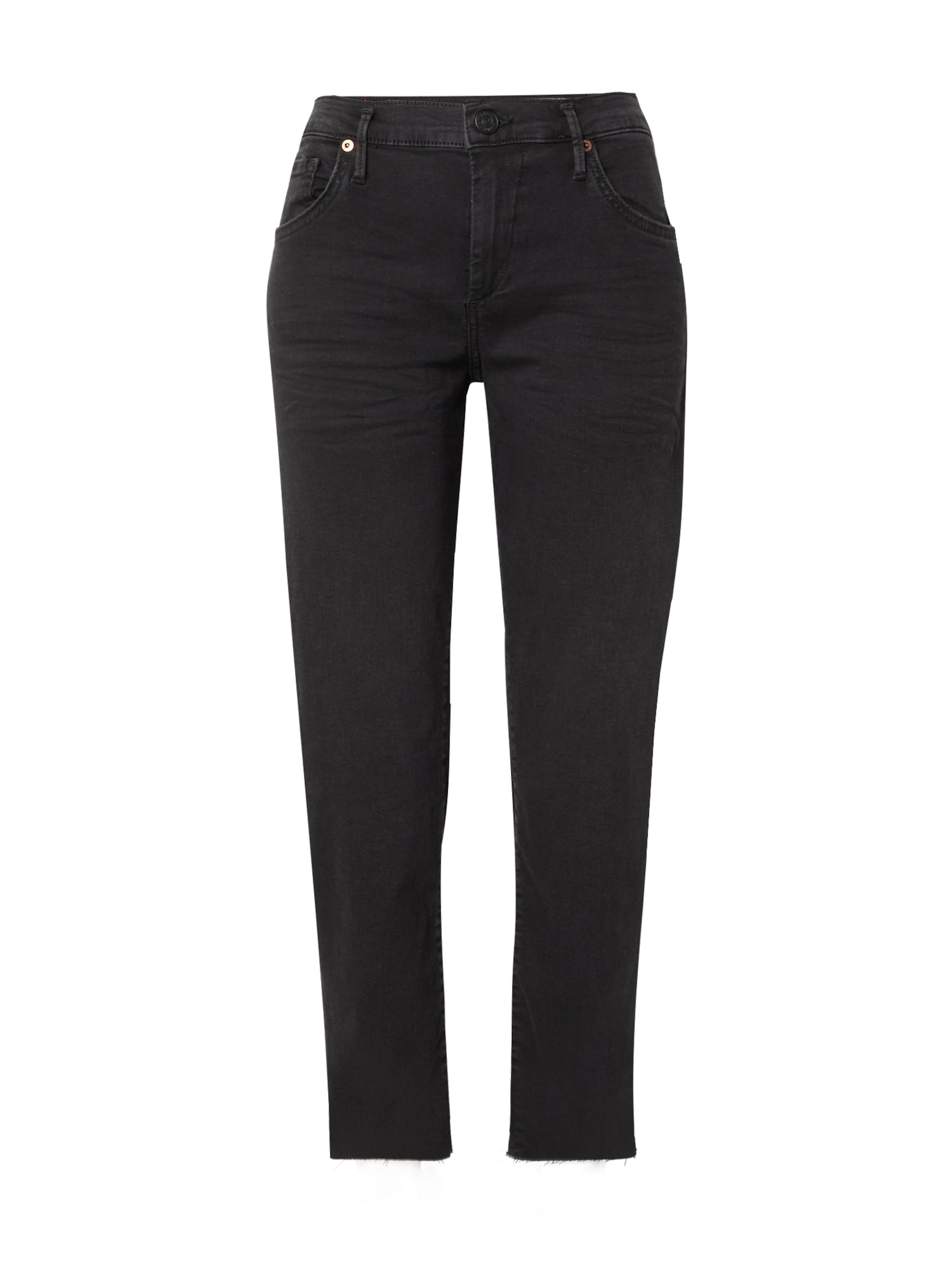 True Religion Alt kitsenev Teksapüksid, värv must: eest vaates