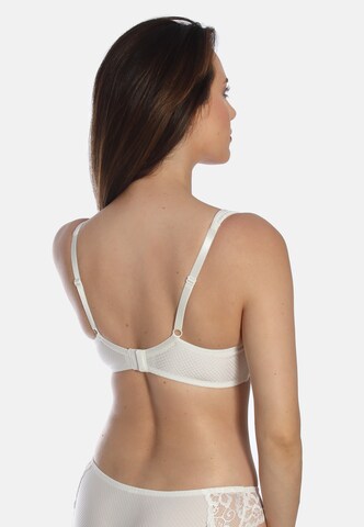 sassa T-shirt Bra 'INDIAN SUMMER' in White