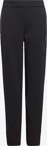 ADIDAS PERFORMANCE Regular Workout Pants 'Z.N.E.' in Black: front