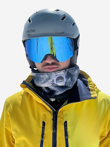 WESORA GmbH Loop scarf 'Printed Neckwarmer Fleece + UV-Schutz' in Grey