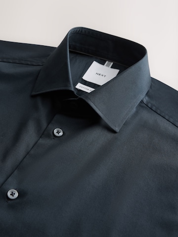 Next Слим Рубашка в Синий