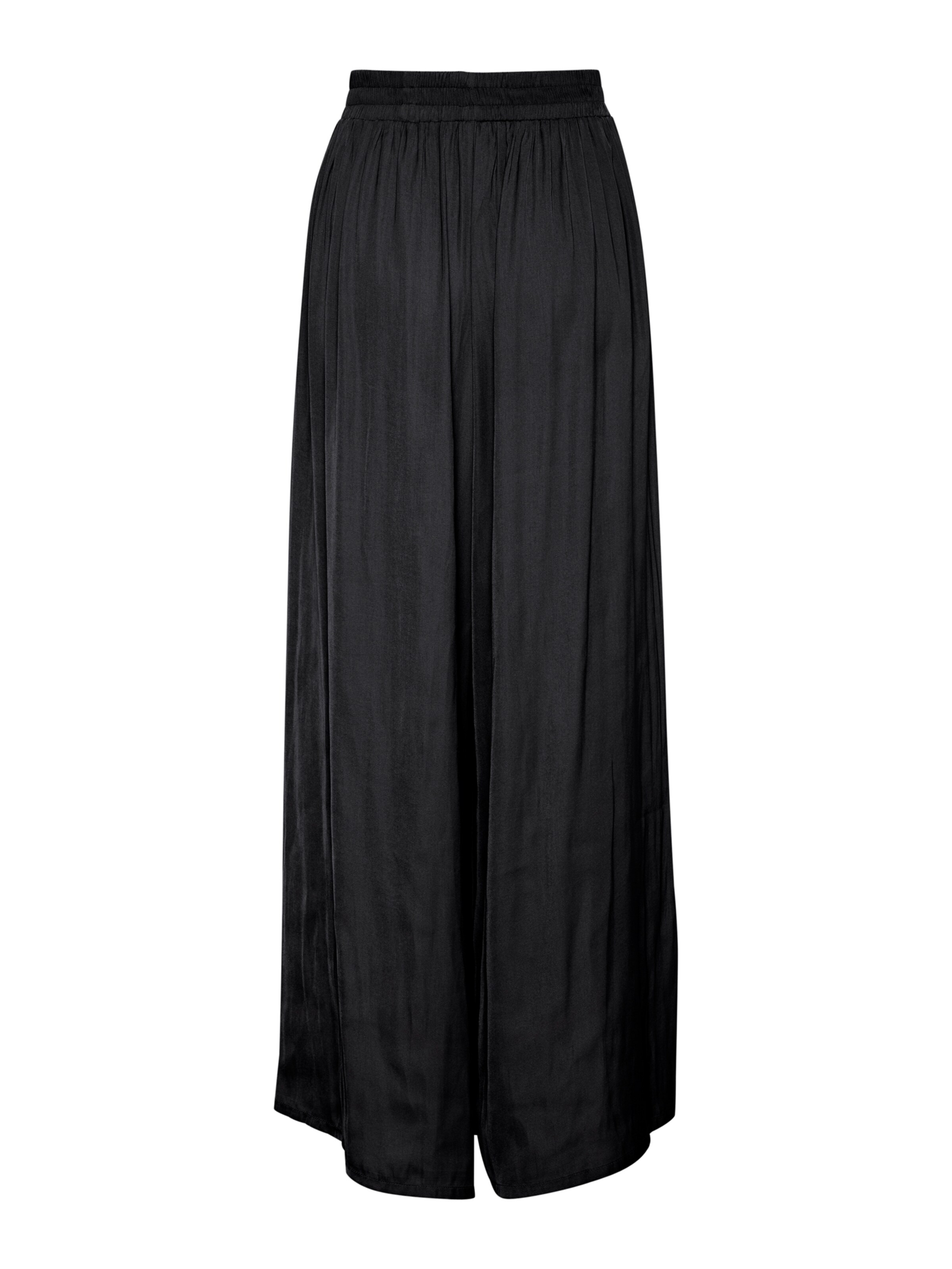 Kaffe Wide leg Broek 'KAAllie' in Zwart