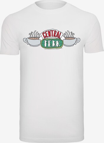 T-Shirt 'Friends Central Perk Sketch' F4NT4STIC en blanc : devant