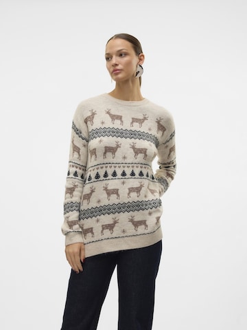 VERO MODA Pullover i beige: forside