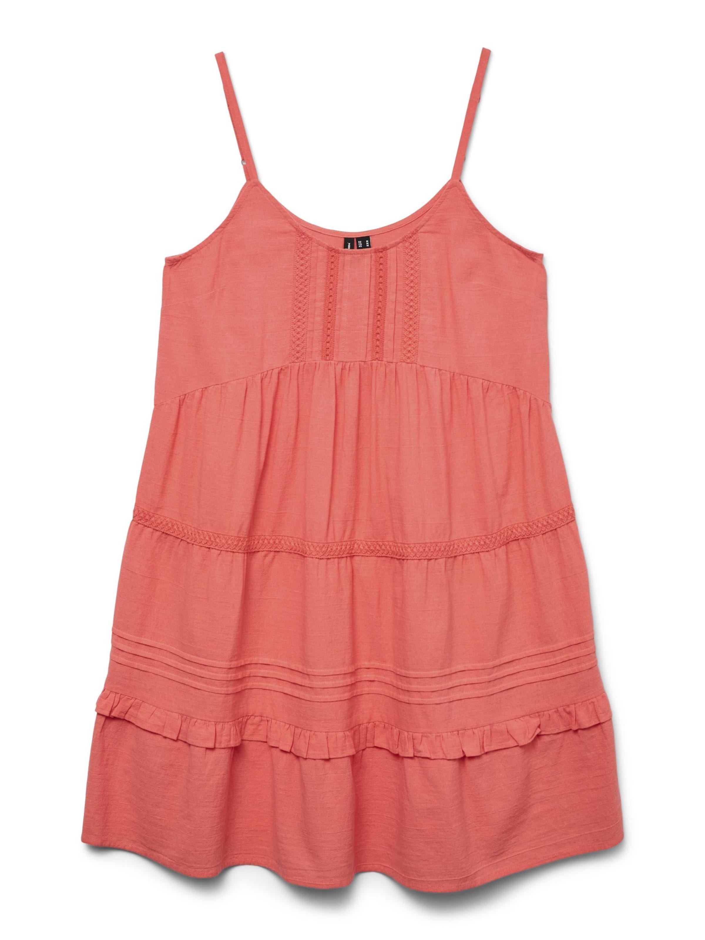 VERO MODA - Vestido 'VMPretty' en naranja: frente