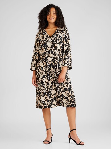 Vero Moda Curve Kleid 'Nora' in Beige: Vorderseite