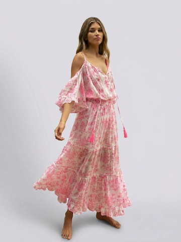 Robe 'Robe Longue Karena' Miss June en bleu : devant