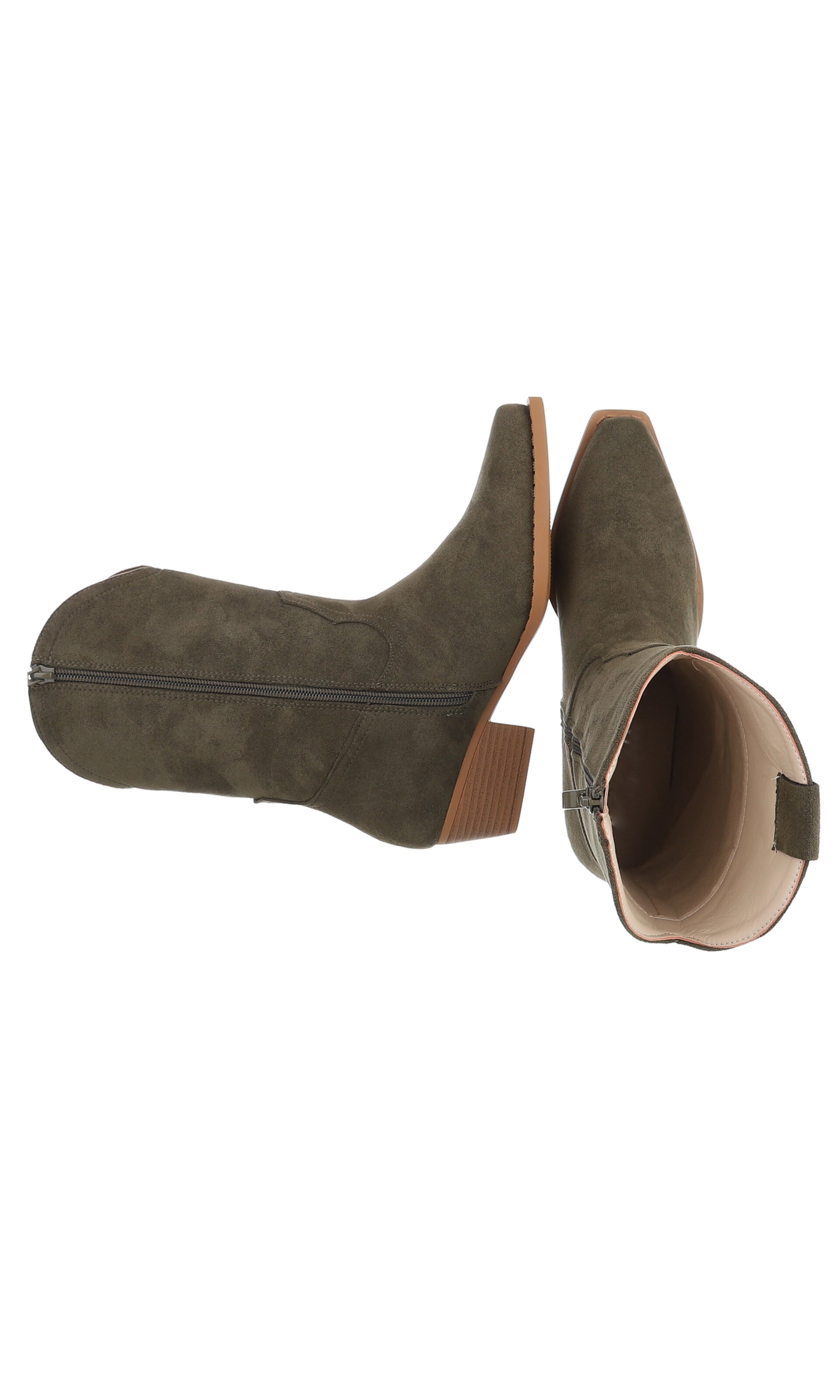 Ital-Design Cowboy Boots in Green