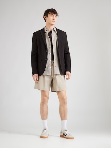 HOLLISTER - Loosefit Calças em castanho