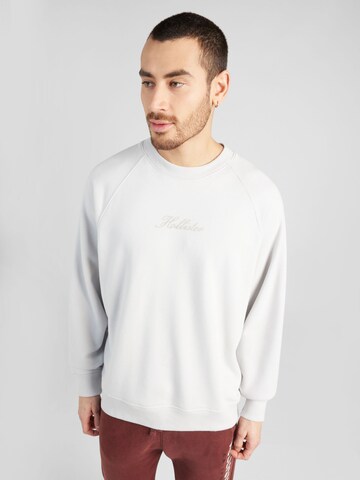 Sweat-shirt 'APAC EXCLUSIVE' HOLLISTER en gris : devant