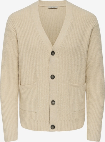 Giacchetta 'ONSFrame' di Only & Sons in beige: frontale