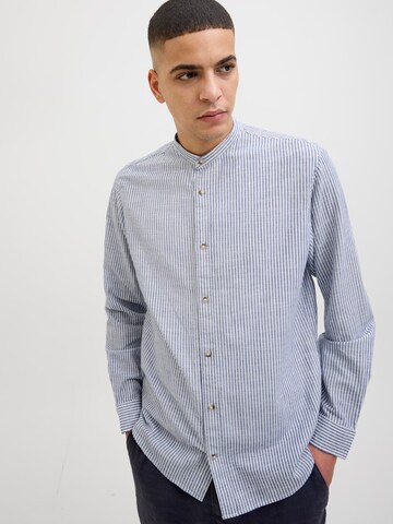 Slim fit Camicia 'JJESummer Band' di JACK & JONES in blu