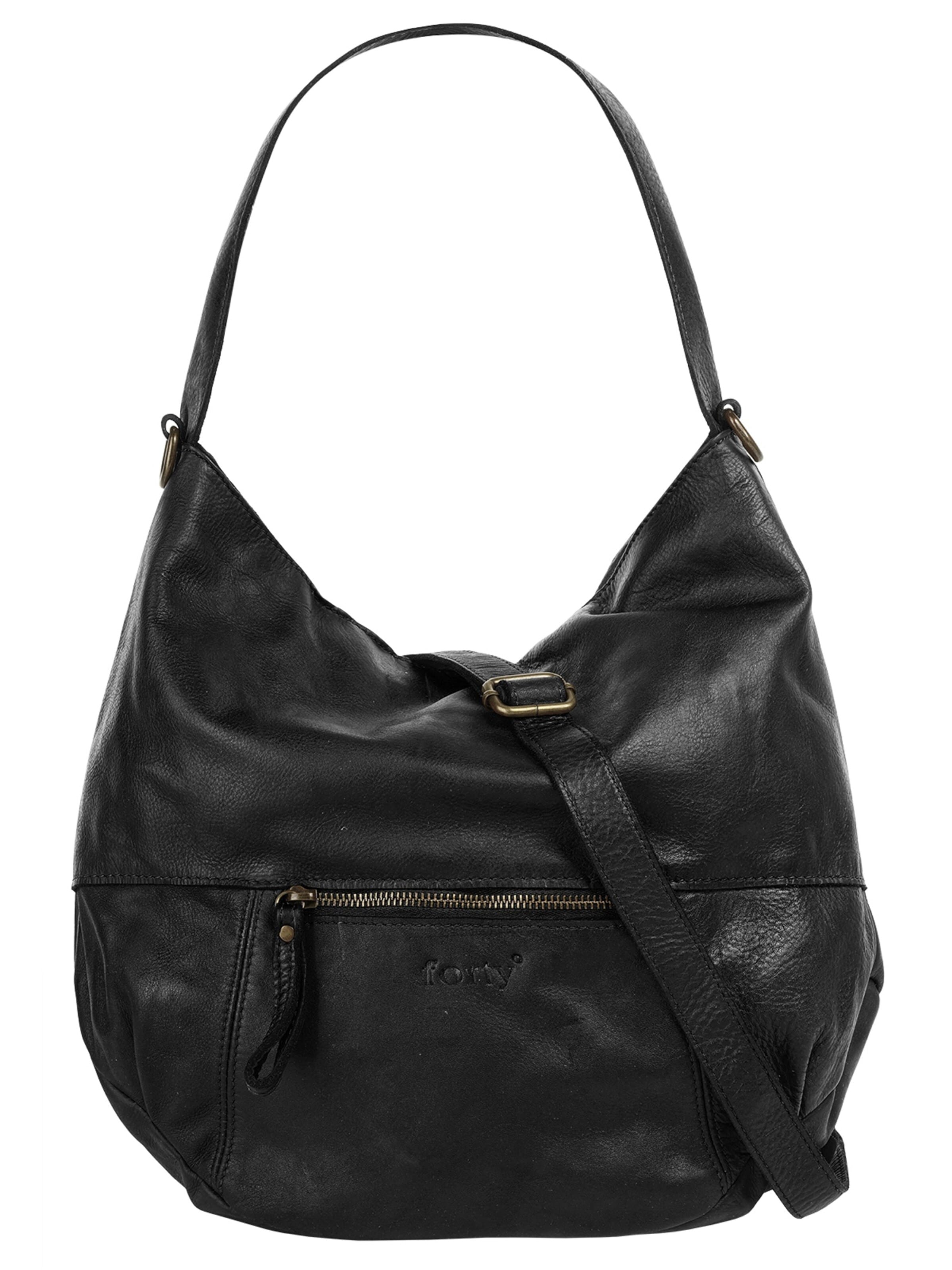 Sac bandoulière forty° en noir : devant