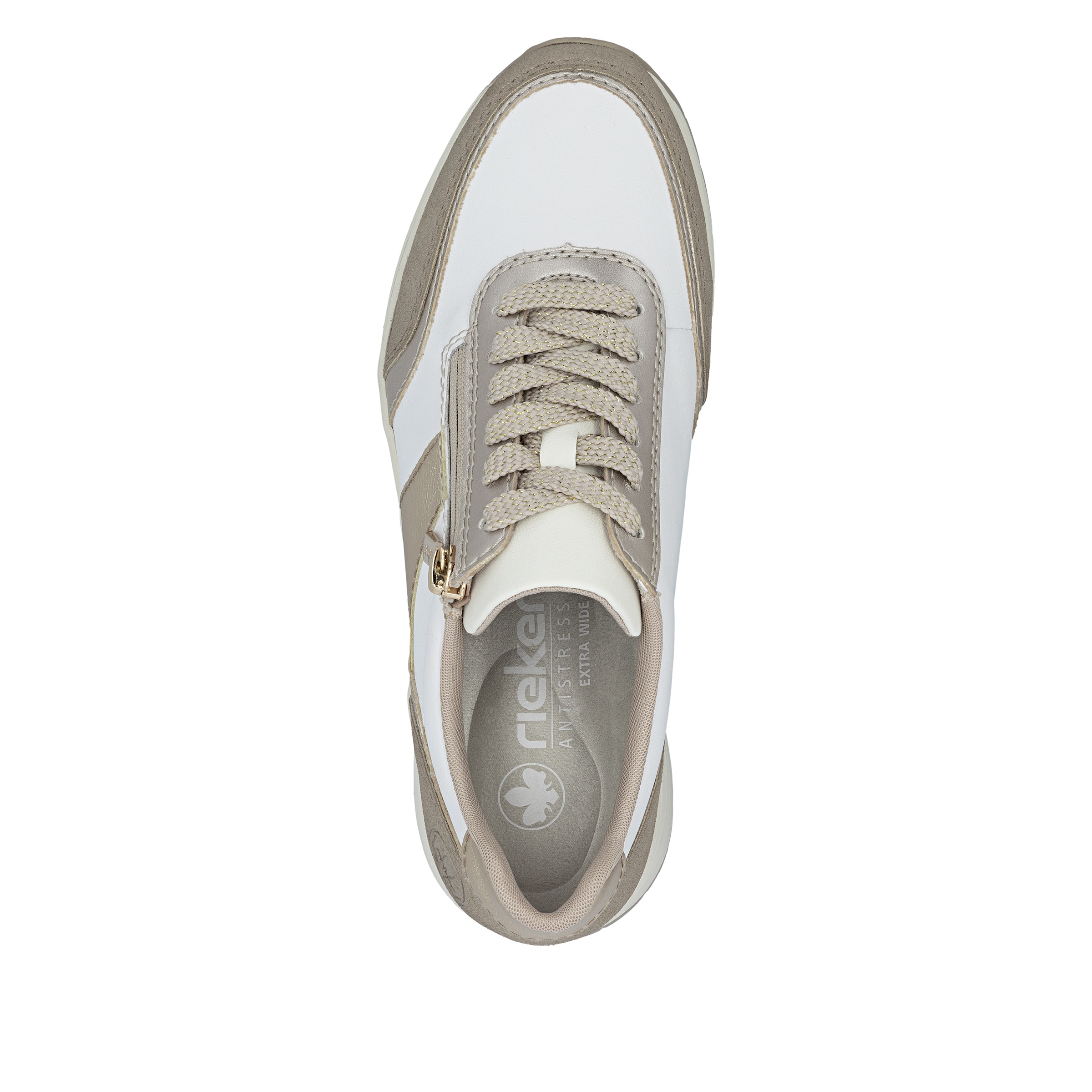 Baskets basses Rieker en blanc