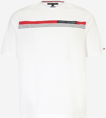 Tommy Hilfiger Big & Tall T-Shirt in Weiß: predná strana