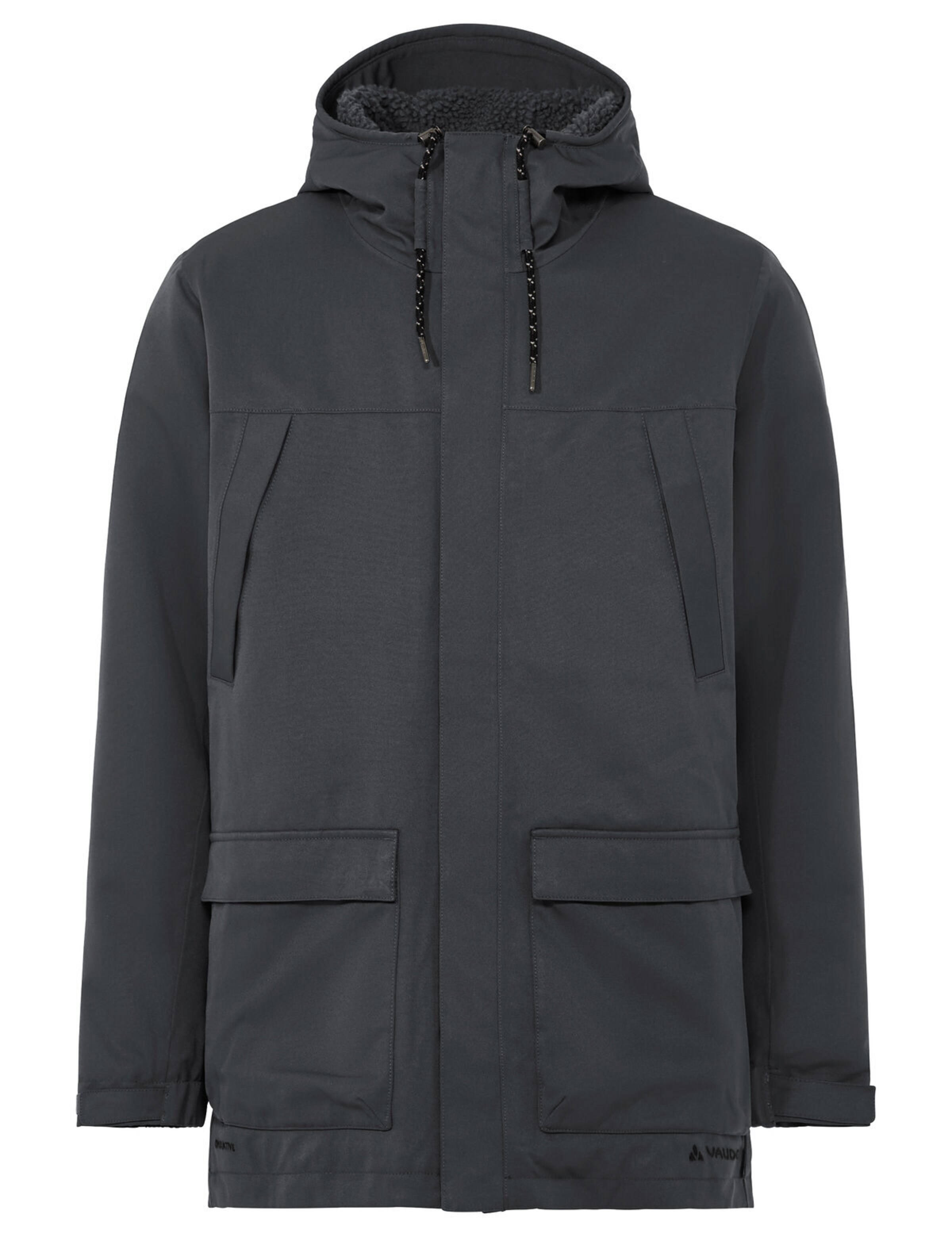 VAUDE Between-seasons parka 'Manukau III' in Grey: front