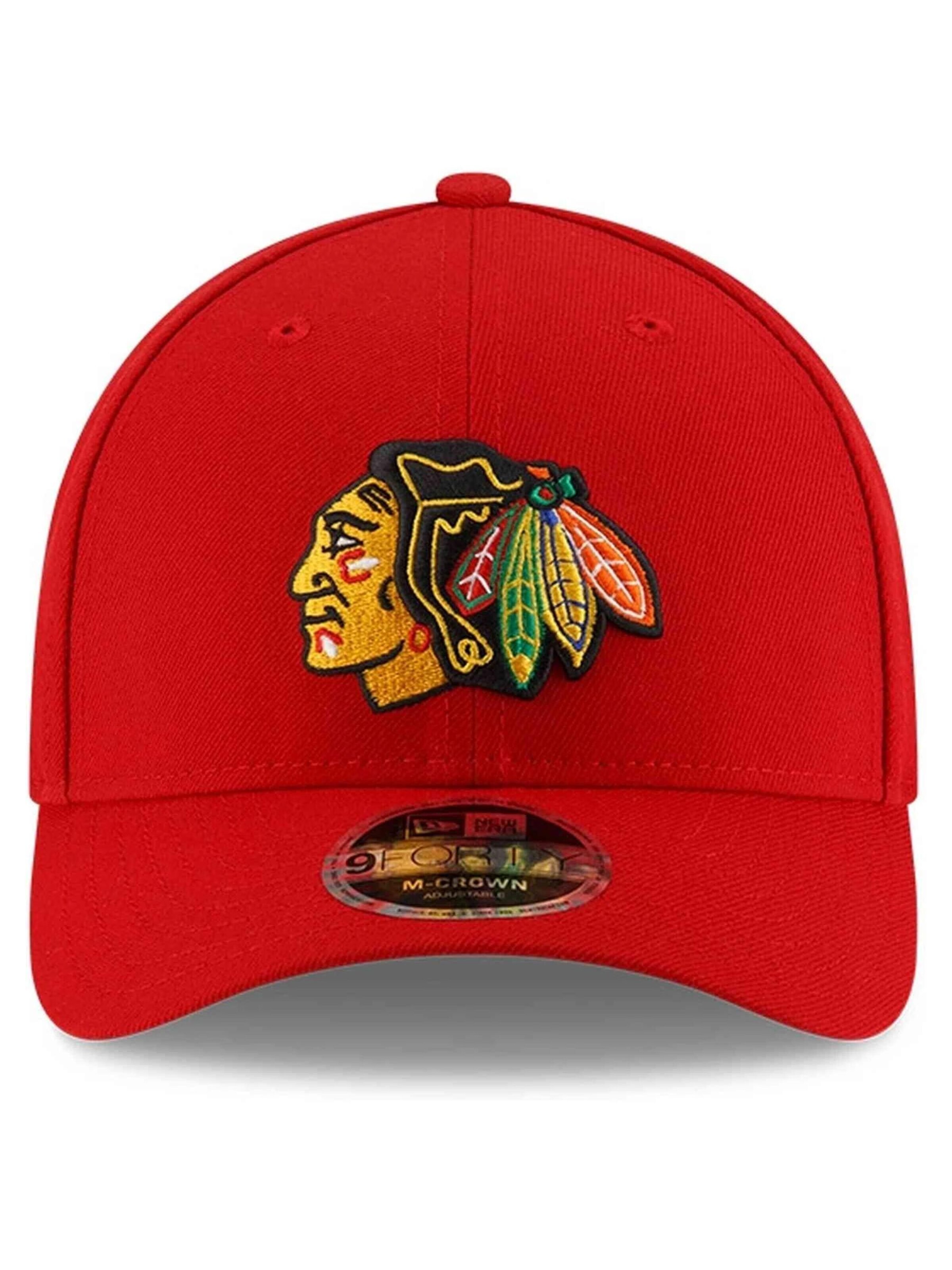 NEW ERA Hætte 'Gorra new era roja chicago blackhawks nhl team 940mc chibla otc' i rød: forside