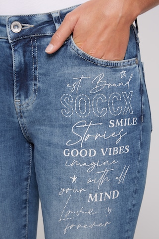 Soccx Regular Jeans in Blau