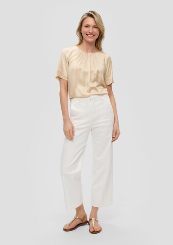 Wide Leg Jean 'Suri' s.Oliver BLACK LABEL en beige