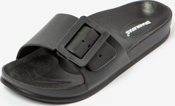 Brasileras - Zapatos abiertos 'Funflop' en negro: frente
