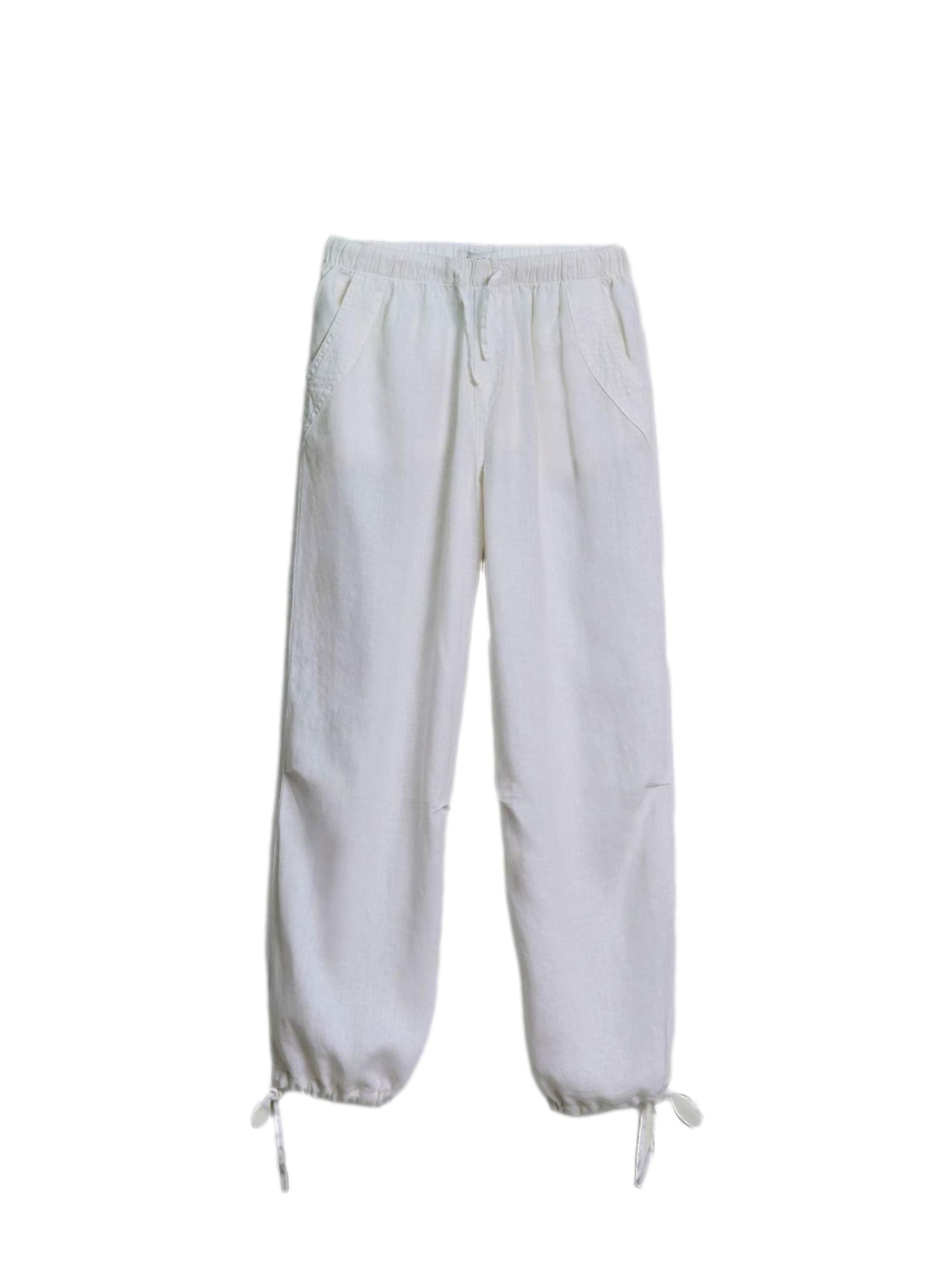 Wide leg Pantaloni di Bhoem in beige: frontale