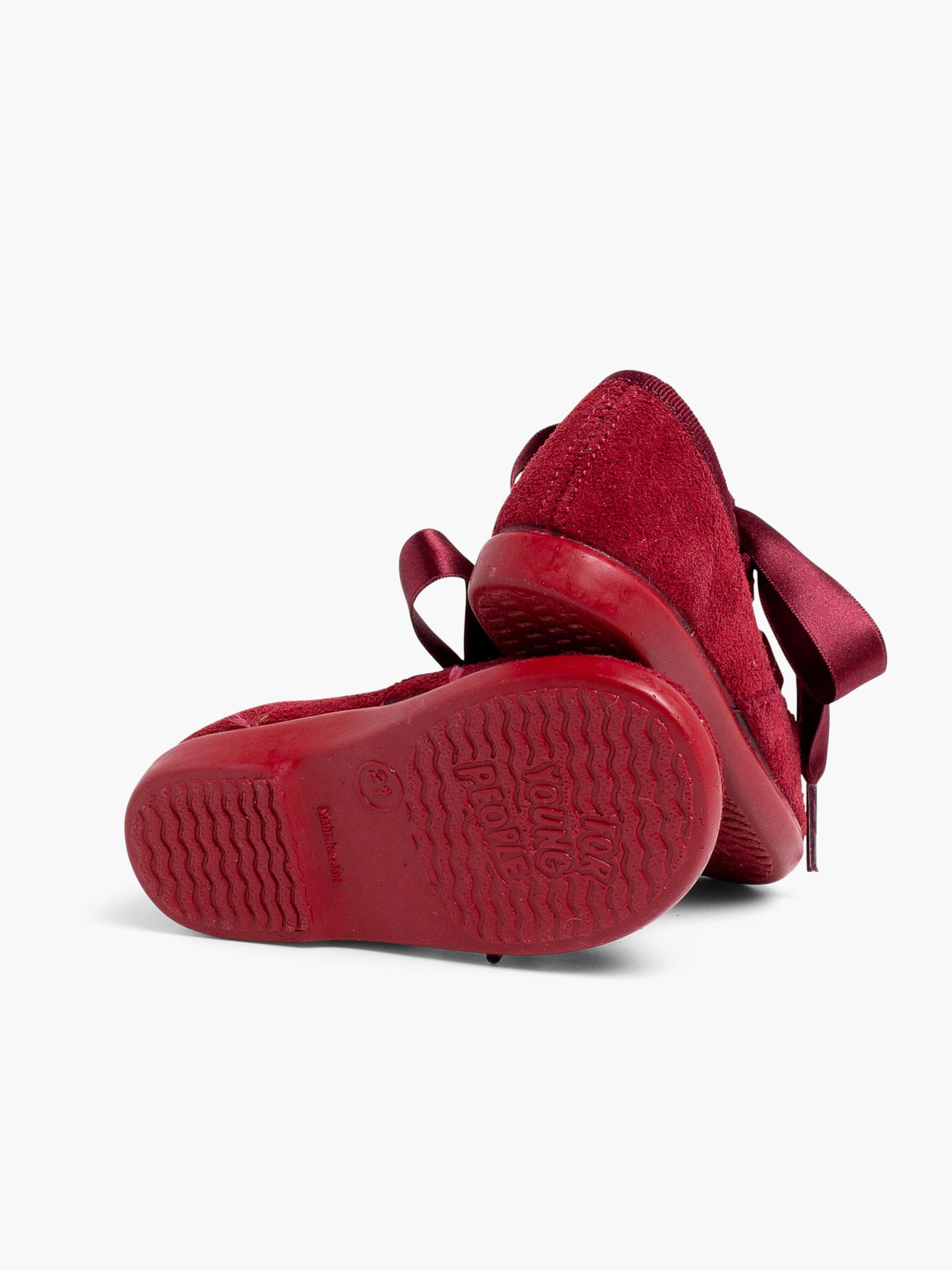 Scarpa bassa di Pisamonas in rosso