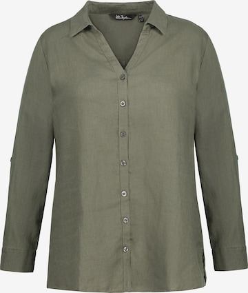 Ulla Popken Blouse in Green: front