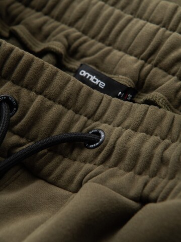 Ombre Regular Trousers in Green