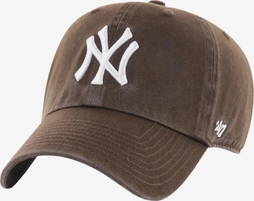 47 Cap '47 Brand New York Yankees Clean Up Cap' in Braun: Vorderseite