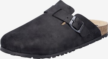 Rieker Mules in Black: front