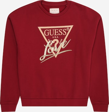 GUESS Collegepaita värissä punainen: etupuoli