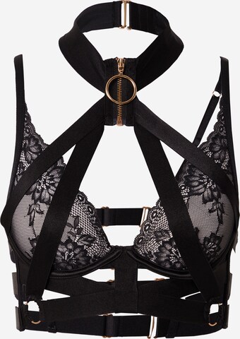 Triangolo Reggiseno 'Clementine' di Hunkemöller in nero: frontale