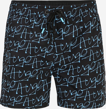 HUGO Red Zwemshorts 'MARCO' in Blauw: voorkant