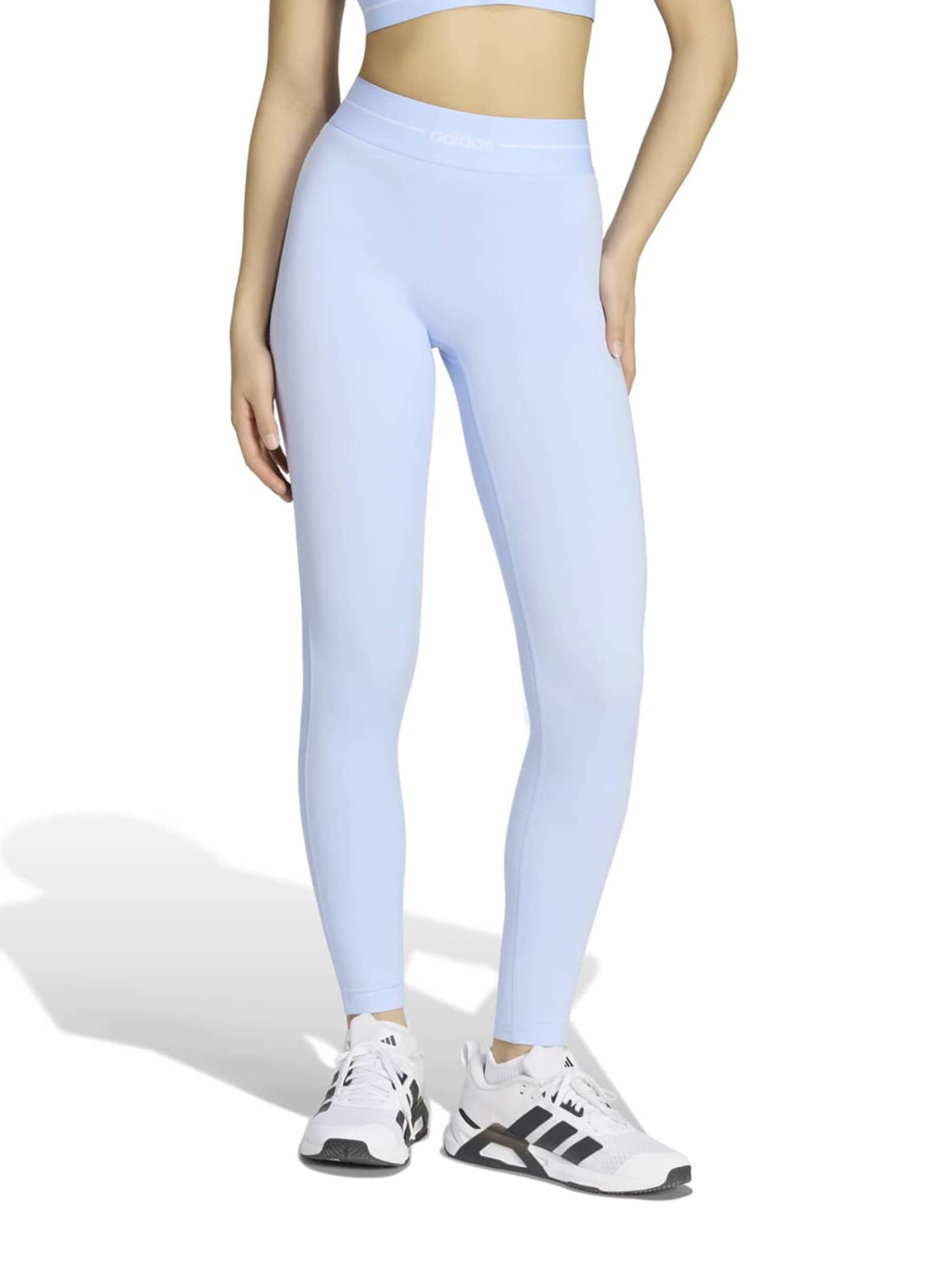 Skinny Pantaloni sportivi 'Hyperglam' di ADIDAS PERFORMANCE in blu: frontale