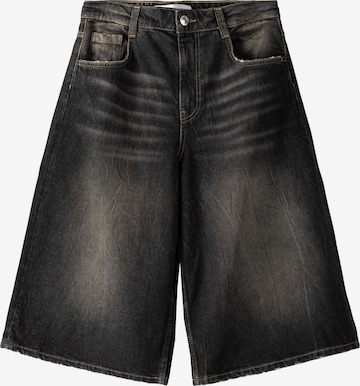 Bershka Jeans in Black: front