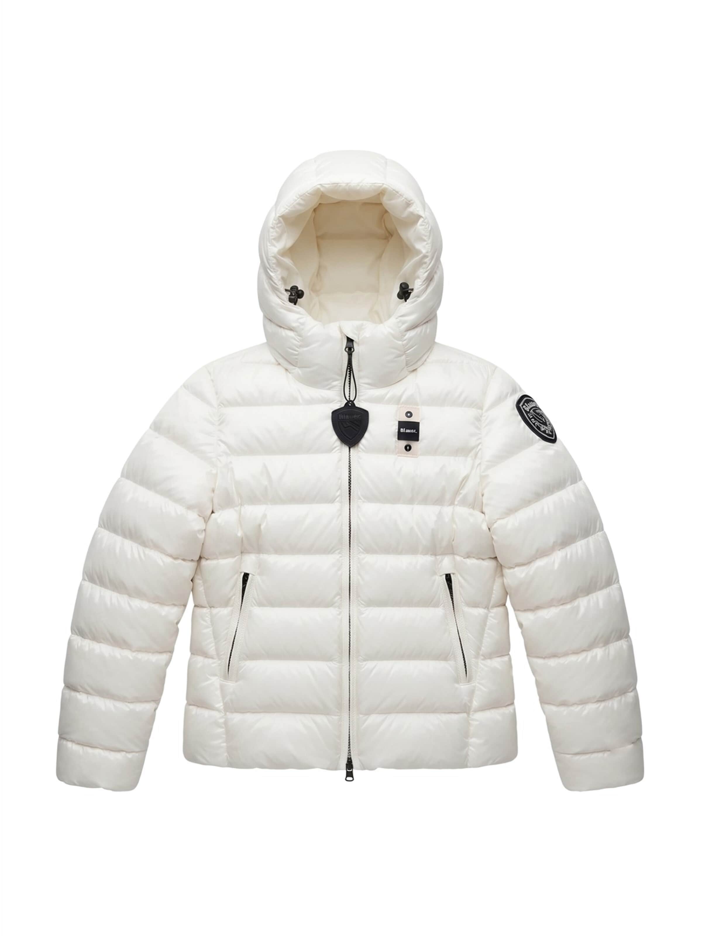Blauer.USA Winterjacke 'Giubbotto bianco per bambina'‌‌‌‌‌‌ in Weiß: Vorderseite