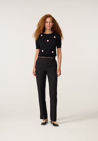 Fabienne Chapot Regular Trousers in Black: front
