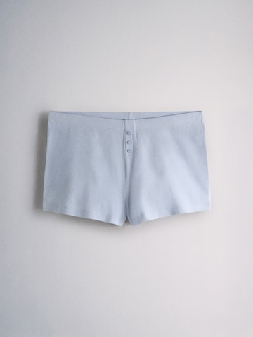 The Set - Pijama de pantalón corto en azul