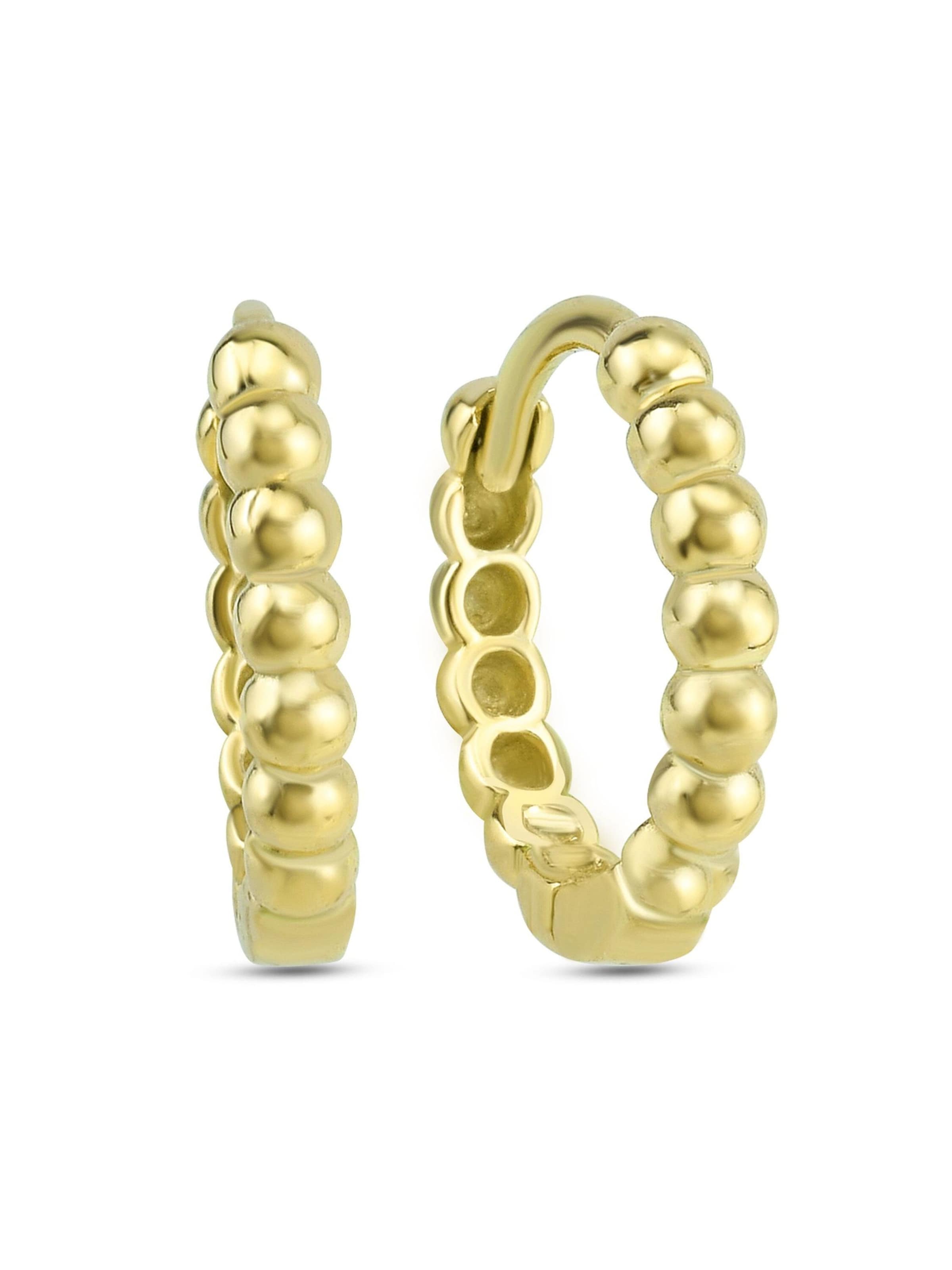 Dkeniz Earrings in Gold: front