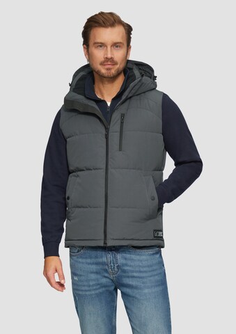 Gilet s.Oliver en gris : devant